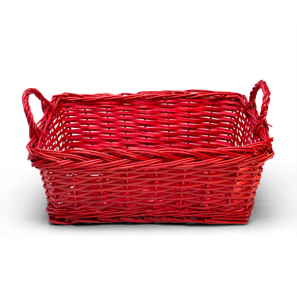 large red wicker basket | easter seasonal | chocolates | by russell stover