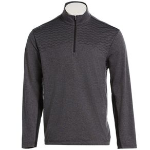 Ben Hogan Men\'s Lux Touch 1/4 Zip Golf Pullover 4017778-Caviar Heather  Size sm, caviar heather