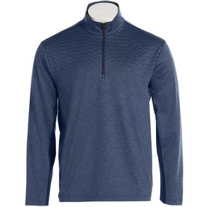 Ben Hogan Men\'s Lux Touch 1/4 Zip Golf Pullover 4017784-Deep Navy Heather  Size sm, deep navy heather