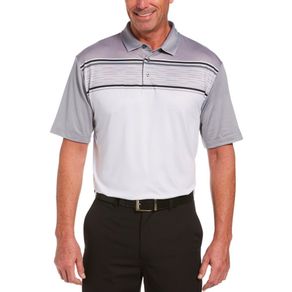 Ben Hogan Men\'s Chest Stripe Polo 4017809-Bright White  Size md, bright white