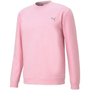 Puma Men\'s Cloudspun Crewneck Pullover 4018022-Pink Lady Heather  Size md, pink lady heather