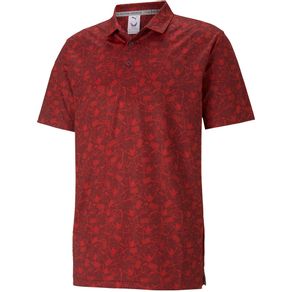 Puma Men\'s MATTR Volition BBQ Polo 4018674-Zinfandel  Size lg, zinfandel