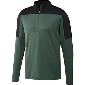 adidas Men\'s Lightweight 1/4 Zip Pullover 4020468-Green Oxide  Size md, green oxide