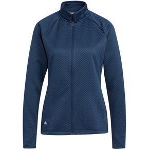 adidas Women\'s Textured Layer Jacket 4021522-Crew Navy  Size sm, crew navy