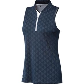 adidas Women\'s HEAT.RDY Racerback Sleeveless Polo 4021738-Crew Navy  Size xs, crew navy