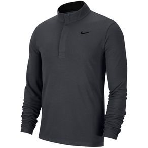 Nike Men\'s Dri-Fit Victory 1/2 Zip Pullover 4022742-Dark Smoke Gray/Black/Black  Size xl, dark smoke gray/black/black