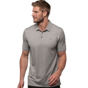 TravisMathew Men\'s Dime Piece Polo 4024322-Heather Medium Gray  Size md, heather medium gray