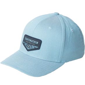 TravisMathew Men\'s Lifeguard On Duty Hat 4024402-Heather Heritage Blue  Size sm/md, heather heritage blue