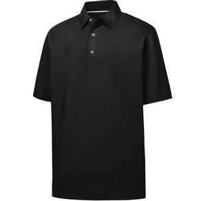 FootJoy Men\'s Stretch Pique Solid Polo 4025266-Black  Size 2xl, black