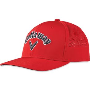 Callaway Riviera Hat 4026889-Red/Charcoal  Size sm/md, red/charcoal