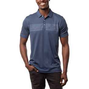 TravisMathew Men\'s Private Pool Polo 4034451-Sargasso Sea  Size lg, sargasso sea