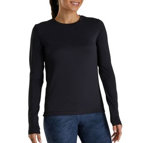 FootJoy Women\'s Long Sleeve Base Layer 4037890-Black  Size sm, black