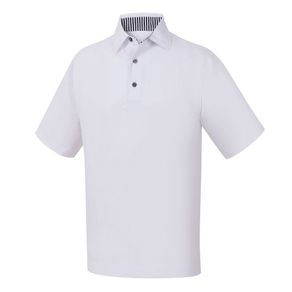 FootJoy Men\'s ProDry Solid Lisle Polo 445922-White  Size xl, white