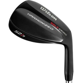 Wilson Harmonized Black Chrome Wedge 490653-Right 52 Degree Steel Uniflex