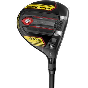 Cobra King SPEEDZONE Fairway - Black/Yellow 5001145-Right 3 Wood Stiff TENSEI AV BLUE 65