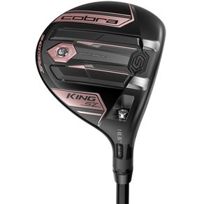 Cobra King Women\'s SPEEDZONE Fairway - Black/Pink 5001175-Right 3 Wood Ladies UST HELIUM