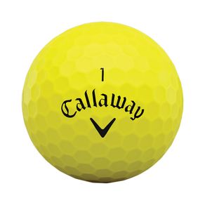 Callaway Superhot Bold Matte Golf Balls - 15PK 5001788-Yellow 15 PACK, yellow