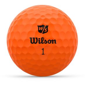 Wilson Duo Optix Golf Balls 5002703-Orange DOZEN, orange