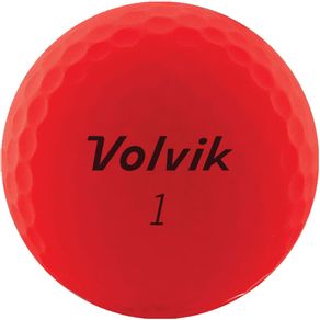 Volvik Vivid Golf Balls 5004519-Red Dozen, red