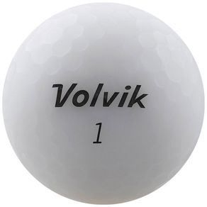 Volvik Vivid Golf Balls 5004520-White Dozen, white