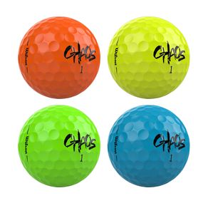 Wilson Chaos Golf Balls 5004585-Multi 24 Pack, multi