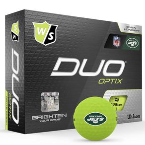 Wilson Duo Optix NFL Green Golf Balls 5005108-New York Jets  Size dozen