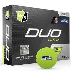 Wilson Duo Optix NFL Green Golf Balls 5005110-Seattle Seahawks  Size dozen