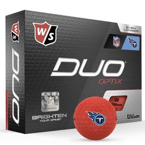 Wilson Duo Optix NFL Red Golf Balls 5005122-Houston Texans  Size dozen