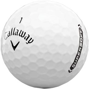 Callaway Supersoft Golf Balls 5006450-White DOZEN, white