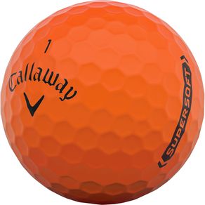 Callaway Supersoft Matte Golf Balls 5006454-Orange DOZEN, orange