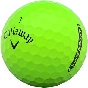 Callaway Supersoft Matte Golf Balls 5006455-Green DOZEN, green