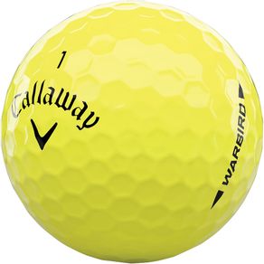 Callaway Warbird Golf Balls 5006475-Yellow DOZEN, yellow