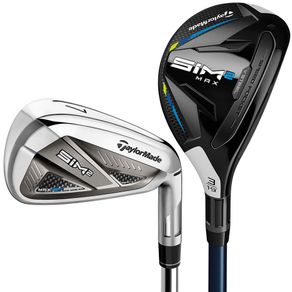 TaylorMade SIM2 Max Combo Set 5007068-Right 8PC / 3,4 Hybrids + 5-PW Steel Stiff KBS MAX MT 85