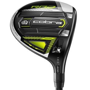 Cobra RADSPEED Draw Fairway - Black/Yellow 5007471-Right 5 Wood Senior EVENFLOW RIPTIDE