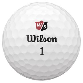 Wilson Duo Soft + Golf Balls - 2 Ball Sleeve 5008327-White  Size 2 pack, white