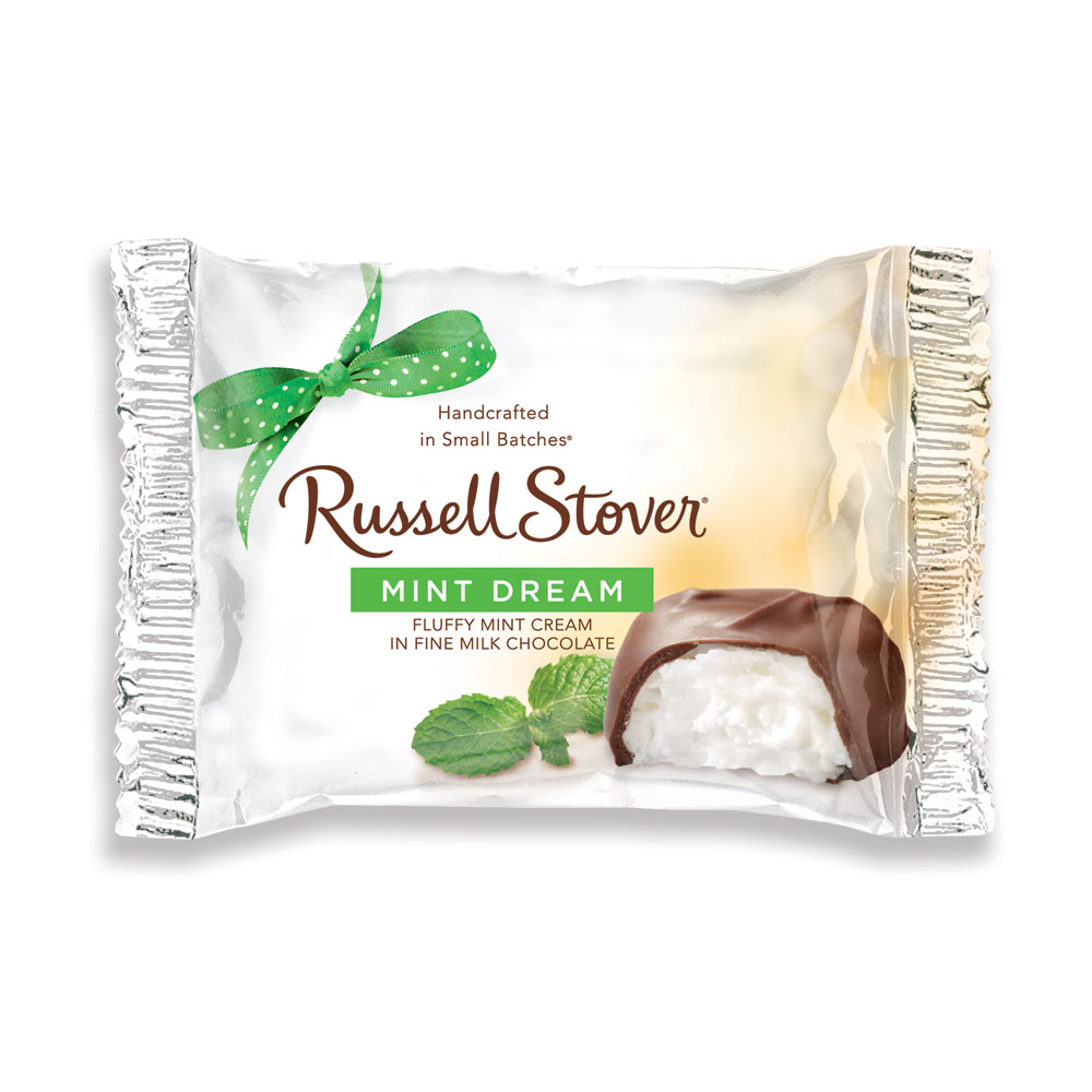 milk chocolate mint dream, 1.125 oz. bars, case of 24 | chocolates | by russell stover