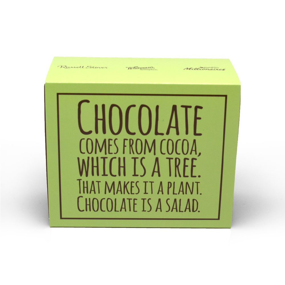 chocolate is a salad pick & mix, 1 lb. box - sugar free | build your own | by russell stover