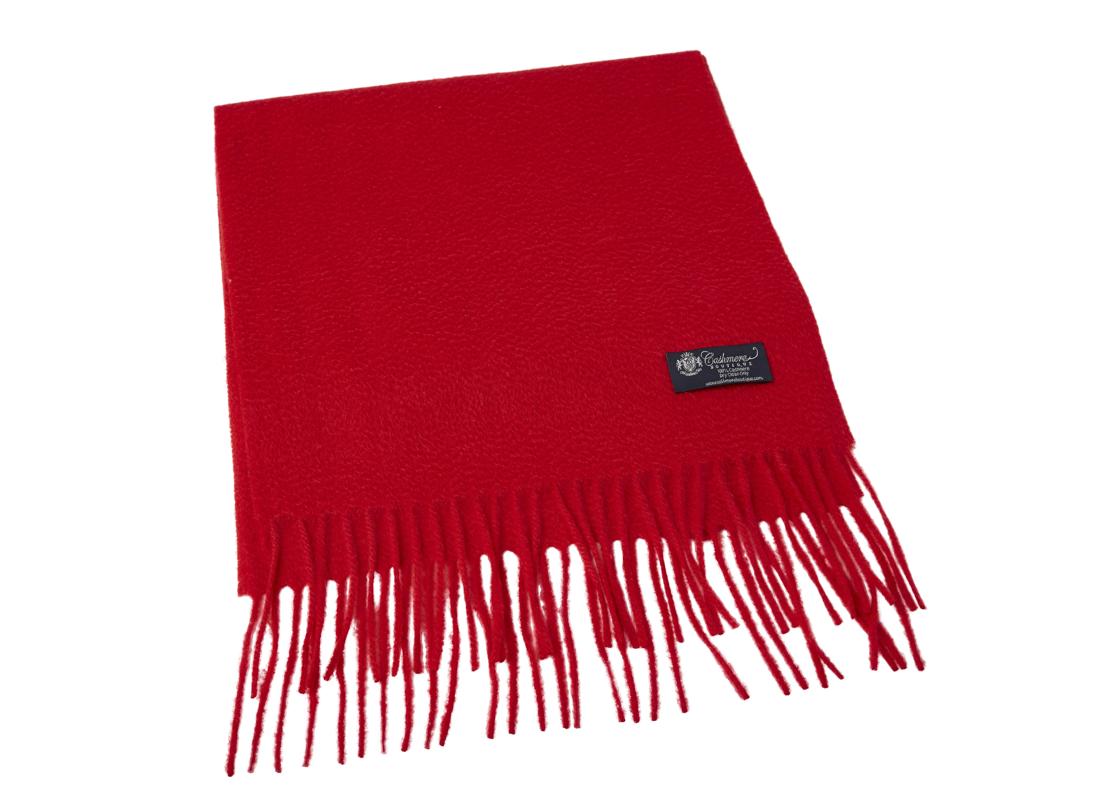 Pure Cashmere Unisex Scarf (Crimson)