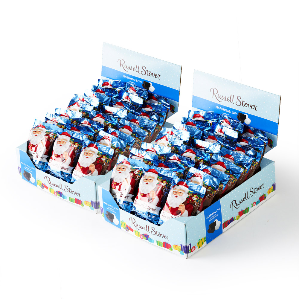 1 oz. dark chocolate marshmallow santa, case of 36 | chocolates | by russell stover