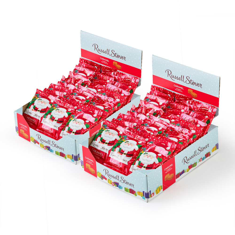 1 oz. milk chocolate caramel santa, case of 36 | chocolates | by russell stover