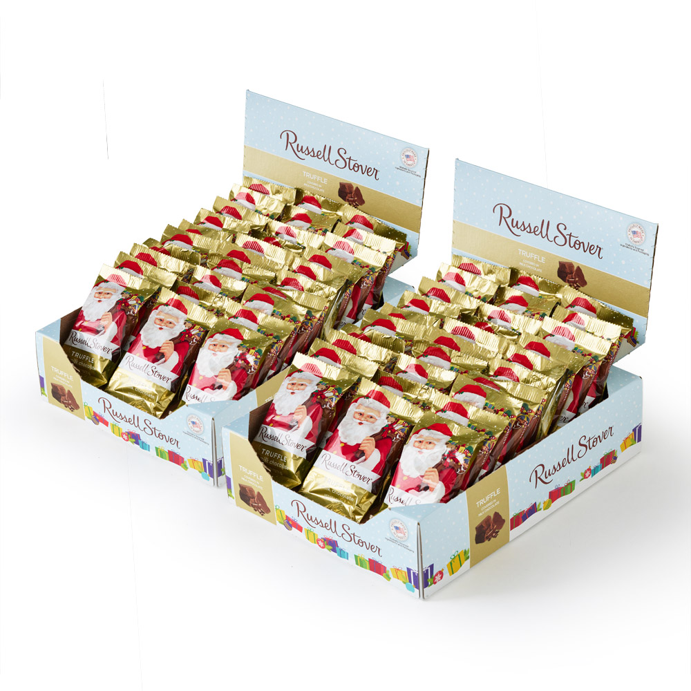 1 oz. milk chocolate truffle santa, case of 36 | chocolates | by russell stover