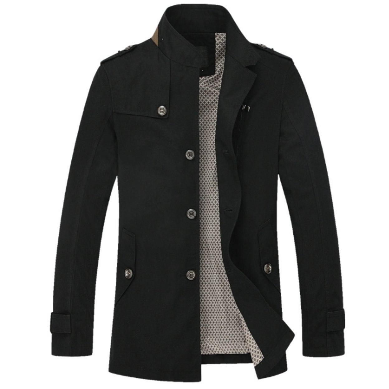 Men's Classic Stand Collar Jacket