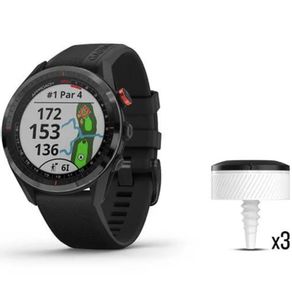 Garmin Approach S62 and CT10 Bundle GPS 6001987-Black/Black, black/black