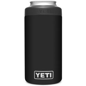 YETI Rambler 16oz Colster Tall Insulator 6002073-Black, black