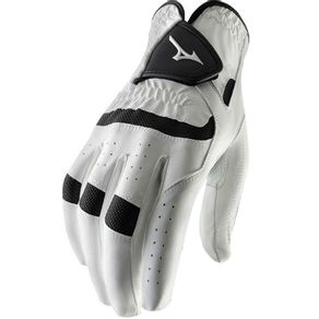 Mizuno Men\'s Elite Glove 6002218-White/Black  Size cadet sm Left, white/black