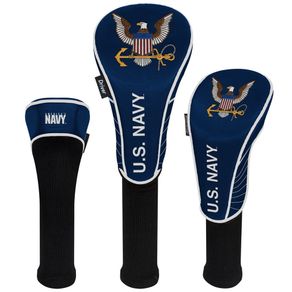 Team Effort Military 3 Piece Headcover Set 6003508-US Navy