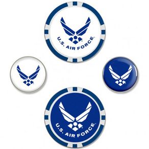 Team Effort Military Ball Marker Set 6003519-Air Force