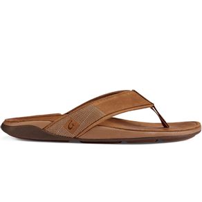 Olukai Men\'s Tuahine Sandals 6005264-Toffee/Toffee  Size 8 M, toffee/toffee