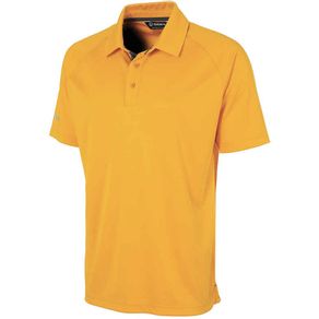 Sunice Men\'s Jack Coollite Stretch Solid Polo 6005553-Sun Orange  Size lg, sun orange