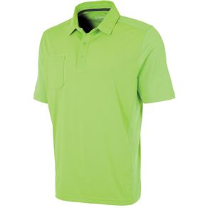 Sunice Men\'s Ethan Coollite Stretch Pocket Polo 6005583-Lime  Size lg, lime